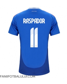 Italia Giacomo Raspadori #11 Tricou Fotbal Replică European 2024 Barbati Acasa